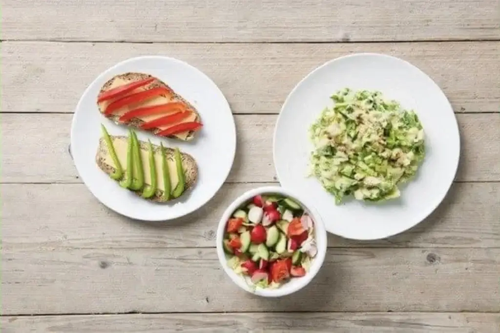 zo ziet 250 gram groente eruit